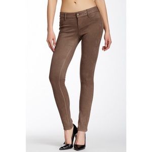 Level 99 faux suede skinny pants